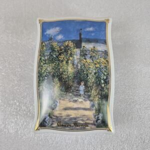 Goebel Arts Orbis Claude Monet “Le Jardin de l’Artiste” Porcelain Trinket Box...